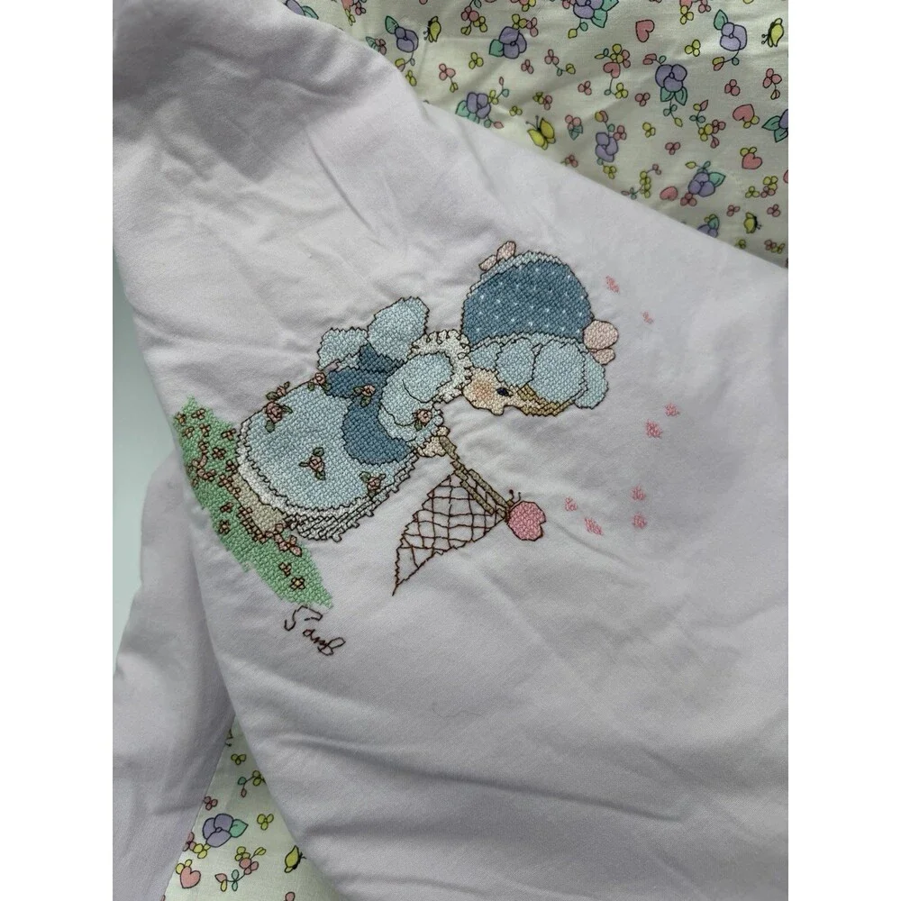 Precious Moments bedding PMI Spectrix patchwork cross-stitch comforter full